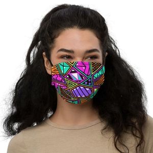 Like Stained Glass Fabric Face Mask